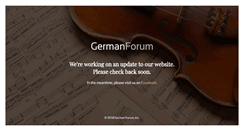 Desktop Screenshot of germanforum.org